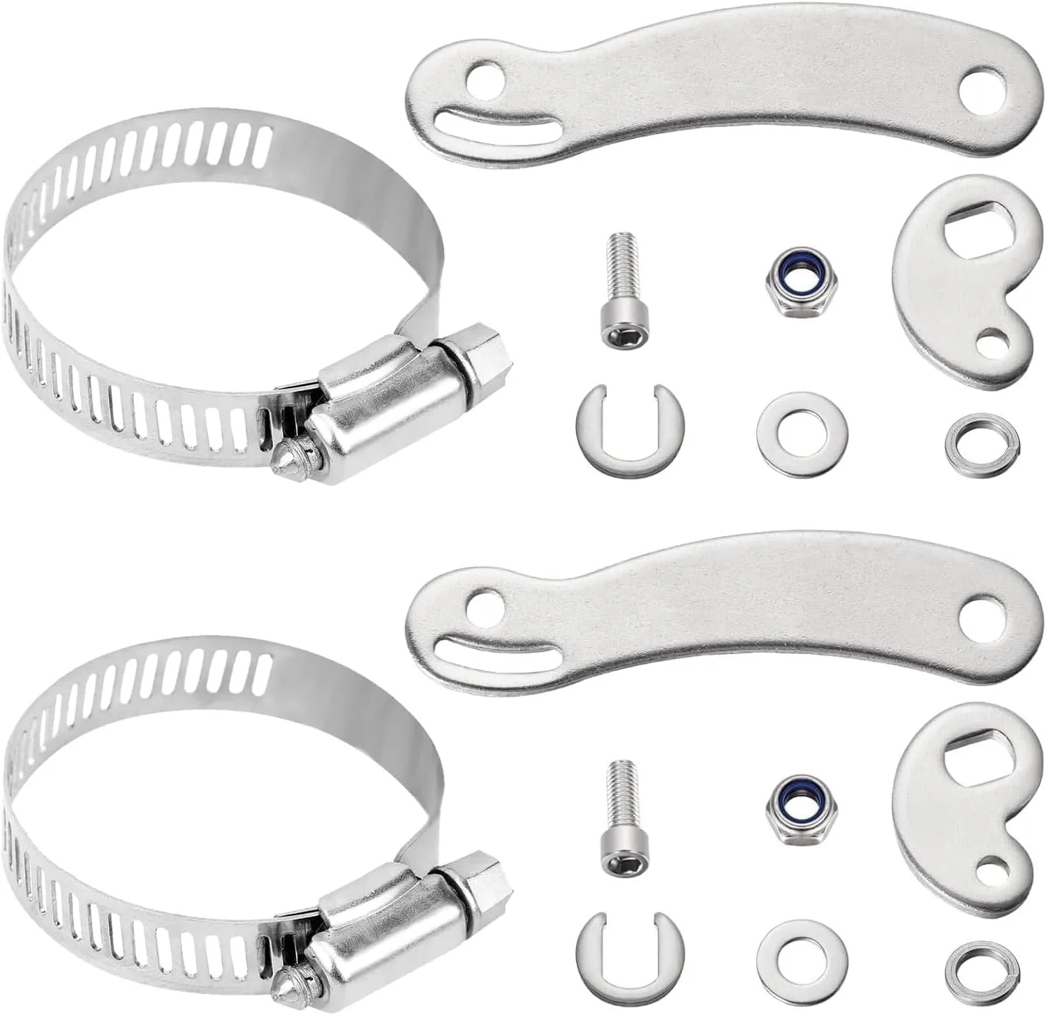 2 ست بازوی گشتاور دوچرخه برقی، کیت تبدیل بازوی گشتاور جهانی، لوازم جانبی محافظ بازوی گشتاور دوچرخه برقی، تقویت کننده رهاکننده دوچرخه برای موتورهای توپی جلو یا عقب دوچرخه برقی