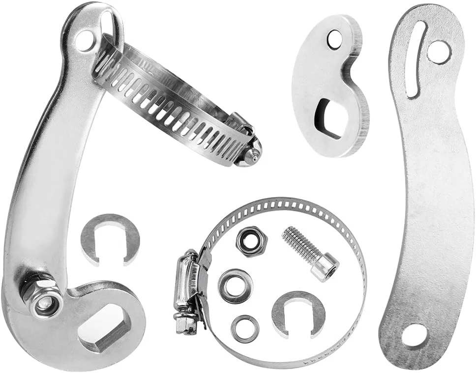 دو عدد کیت تبدیل بازوی گشتاور ضخیم شده برای دوچرخه برقی جلو یا عقب، برای شفت موتور 14 میلی متر / 16 میلی متر