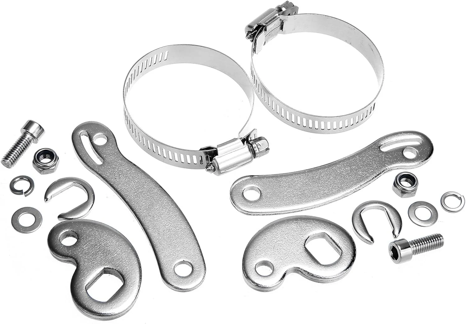 دو مجموعه بازوی گشتاور برای دوچرخه برقی، کیت تبدیل بازوی گشتاور دوچرخه برقی، لوازم جانبی محافظ بازوی گشتاور برای موتورهای توپی جلو یا عقب دوچرخه برقی