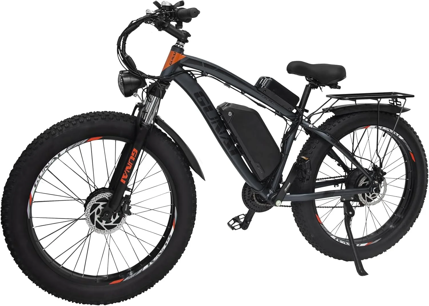 دوچرخه کوهستانی برقی بزرگسال GN88 سایز 26 اینچ با دو موتور، باتری 48V22AH و ترمز روغنی
