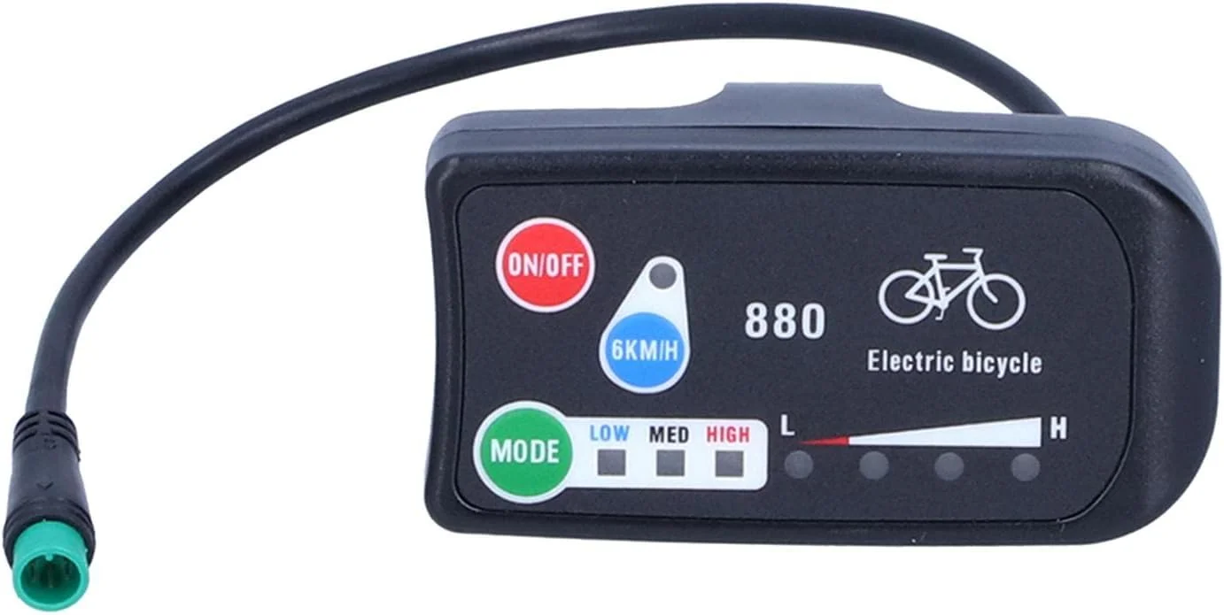 نمایشگر دوچرخه برقی ATORSE مدل KT 880 با ولتاژ 24V 36V 48V و پنل کنترل ضد آب