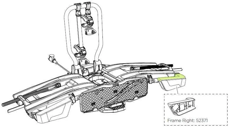 ترمز و دنده دوچرخه تولی مدل THS52601، مشکی، سایز آزاد