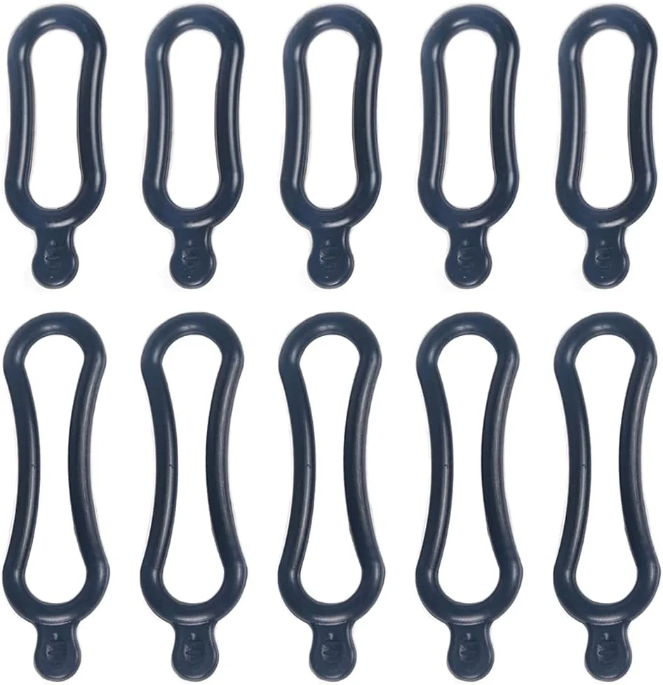 10 عدد بست سیلیکونی دوچرخه، بند سیلیکونی برای نصب چراغ قوه، تلفن همراه، بلندگو و چراغ روی فرمان دوچرخه