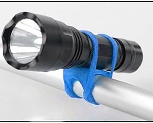 نگهدارنده چراغ دوچرخه System-S، آبی، سایز آزاد