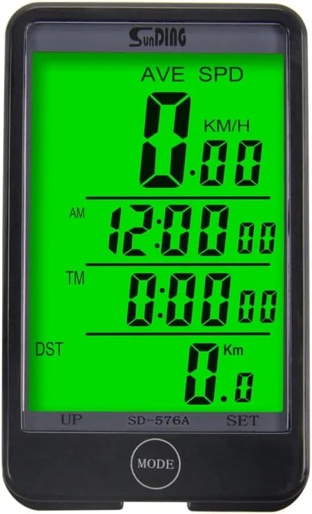 سوندینگ SD-576A مدل 576A دارای 28 عملکرد، دکمه لمسی، ضد باران، نور پس زمینه، کیلومتر شمار چند منظوره دوچرخه