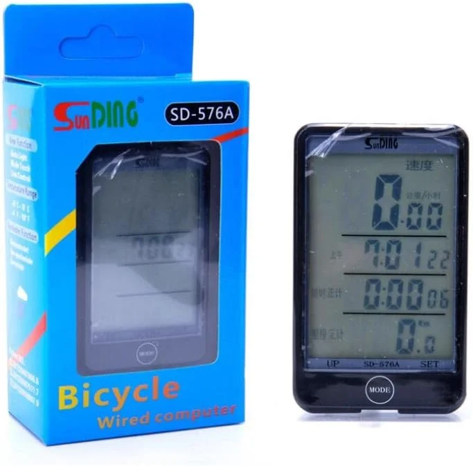 سوندینگ SD-576A مدل 576A دارای 28 عملکرد، دکمه لمسی، ضد باران، نور پس زمینه، کیلومتر شمار چند منظوره دوچرخه