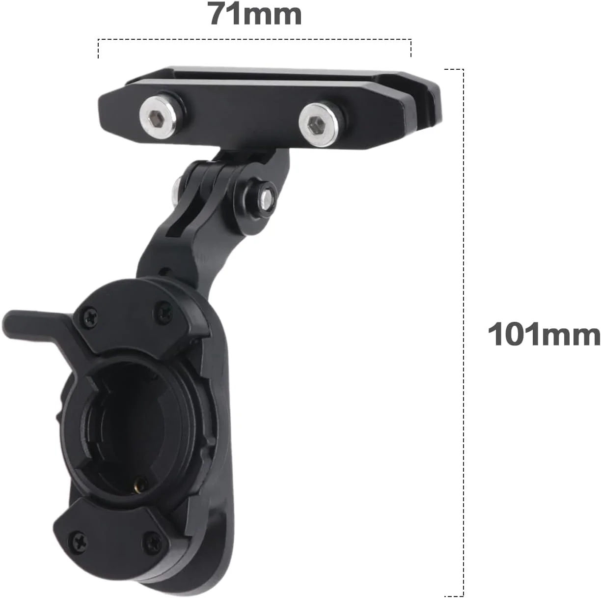 جایگزین پایه آداپتور چراغ دوچرخه سازگار با رادار هوشمند Garmin RCT715 Varia (پیچ های اصلی مورد نیاز است)