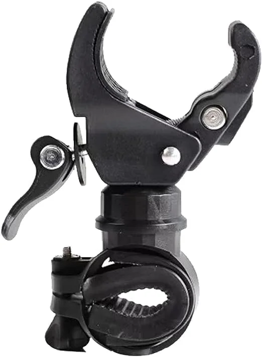 پایه چراغ قوه دوچرخه با قابلیت چرخش 360 درجه، گیره نگهدارنده چراغ قوه دوچرخه برای لامپ های LED