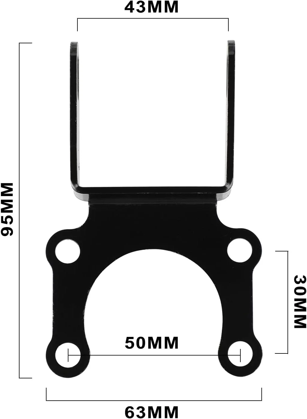 براکت نصب چراغ جلوی موتورسیکلت، براکت چراغ جلو برای موتورسیکلت های برقی