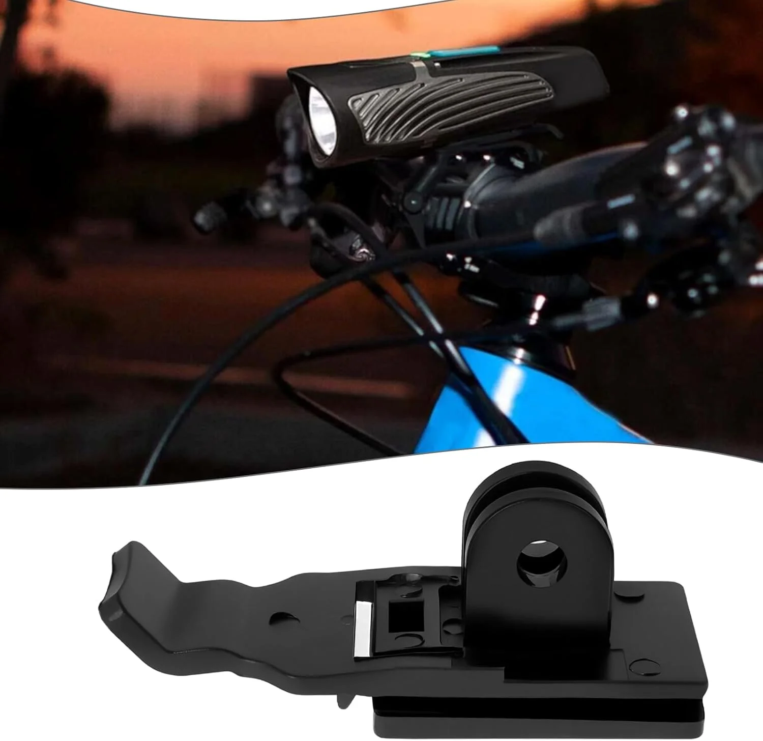 آداپتور پایه چراغ دوچرخه Lord of the Tools، 2 عددی، سازگار با NiteRider Lumina، Lumina Micro، سری Mako، Garmin، GoPro