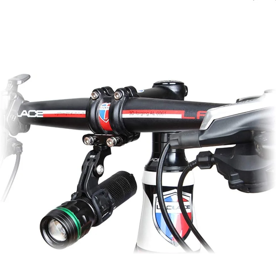 گیره نگهدارنده چراغ قوه دوچرخه، سازگار با آداپتور نگهدارنده دوربین GoPro (2 عدد)