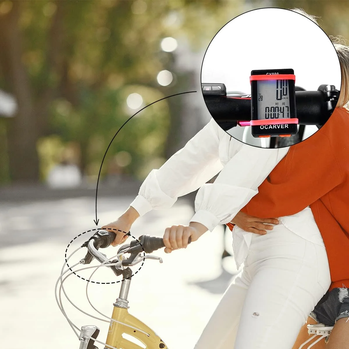 ۵ عدد بند سیلیکونی دوچرخه، بندهای سیلیکونی کشسان بالا، بندهای بست دوچرخه، نوارهای پرتو کوتاه چراغ، براکت نصب، نگهدارنده تلفن همراه چراغ قوه بلندگو