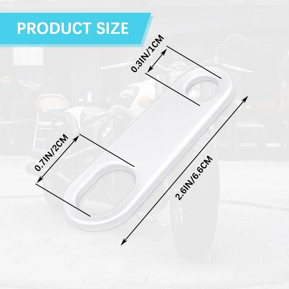 2 عدد براکت نصب چراغ راهنمای عقب موتور سیکلت، براکت چراغ موتور سیکلت، نگهدارنده نصب چراغ راهنمای مستقیم 10 میلی متری، نگهدارنده تغییر مکان چراغ نشانگر برای اسکوتر ATV (نقره ای/مستقیم)