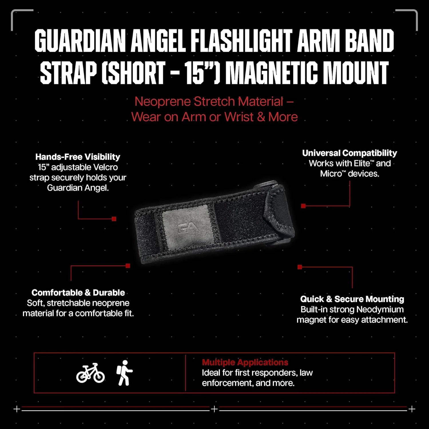لوازم جانبی نصب سری Guardian Angel Elite و Micro - اتصال بدون دست برای دوچرخه، دویدن، سگ ها و موارد دیگر