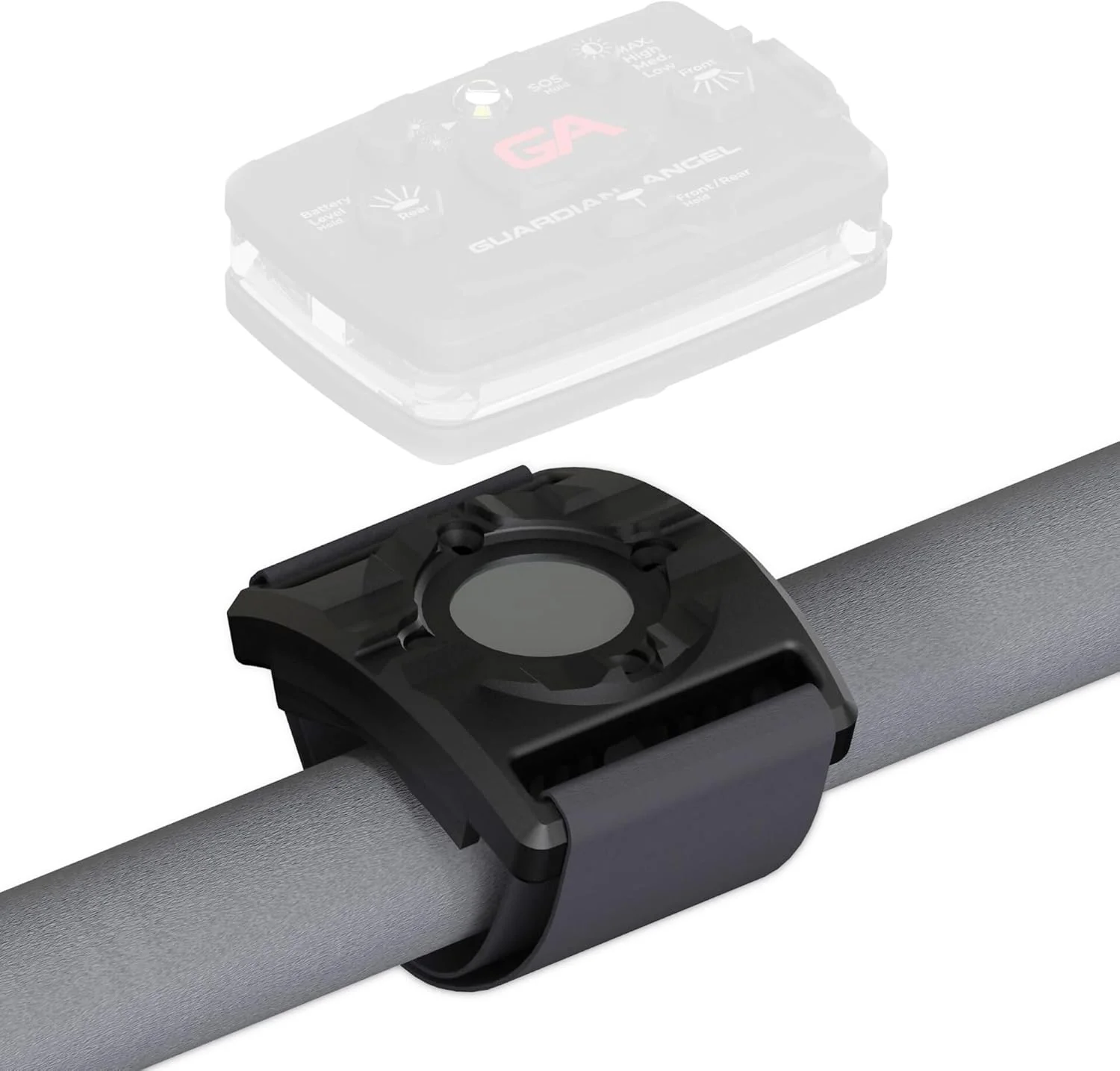 نگهدارنده تسمه ای دوچرخه/ریل Guardian Angel – نگهدارنده مغناطیسی با قابلیت پیچ شدن – پشتی لاستیکی و چسب ولکرو برای چسبندگی فوق العاده ایمن – برای دوچرخه، ریل، میله، پایه و موارد دیگر