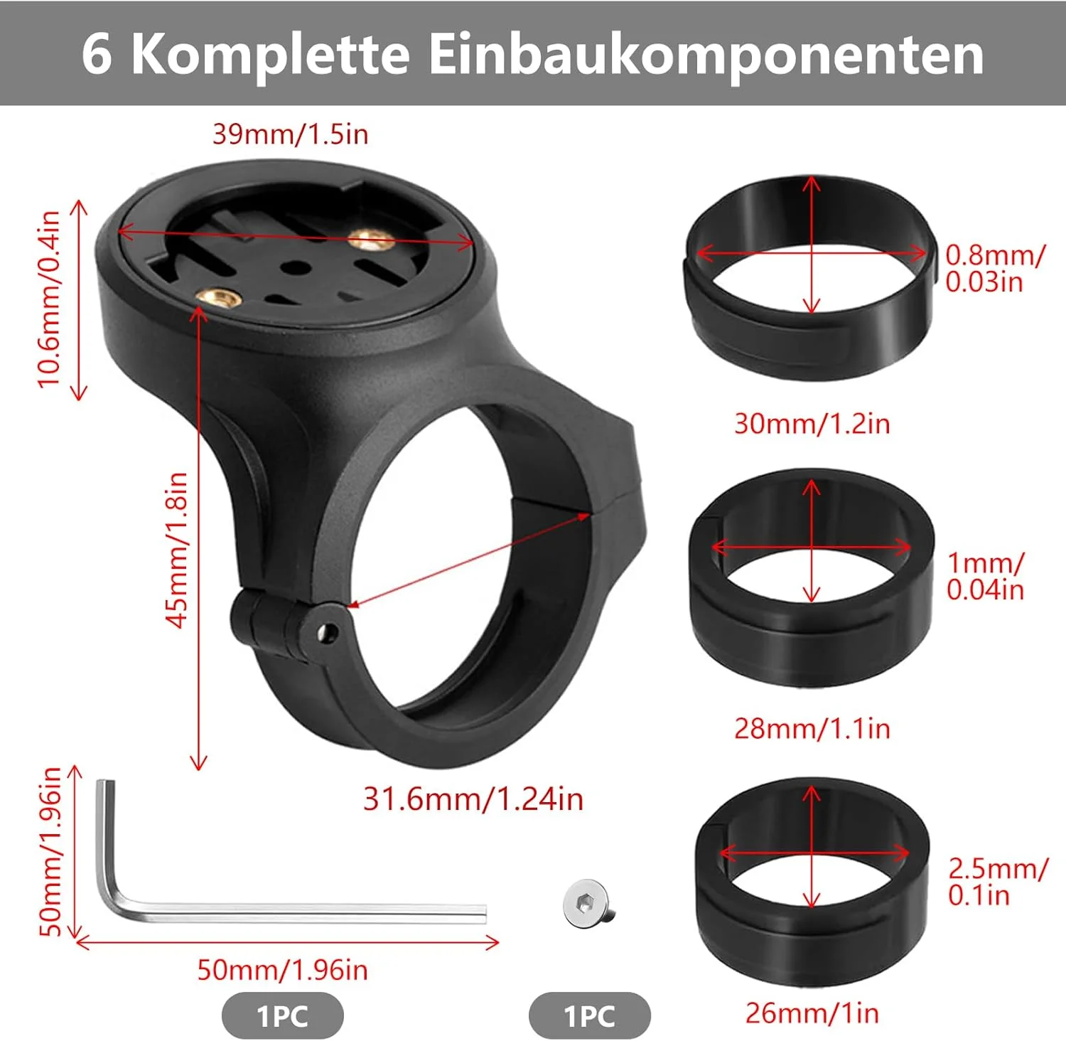 براکت لبه دوچرخه RTL515 RTL510 RVR315، پایه چراغ عقب، میله صندلی برای چراغ عقب رادار، لوازم جانبی دوچرخه MTB