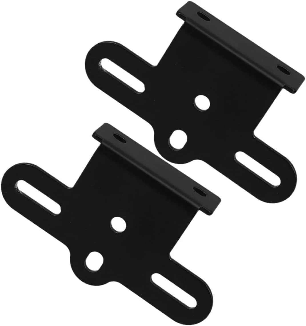 HEALLILY 2 عدد براکت نصب بازتابنده عقب دوچرخه، براکت شکل‌دار برای باربند دوچرخه، صفحه بازتابنده بادوام برای افزایش ایمنی دوچرخه‌های کوهستانی و جاده‌ای