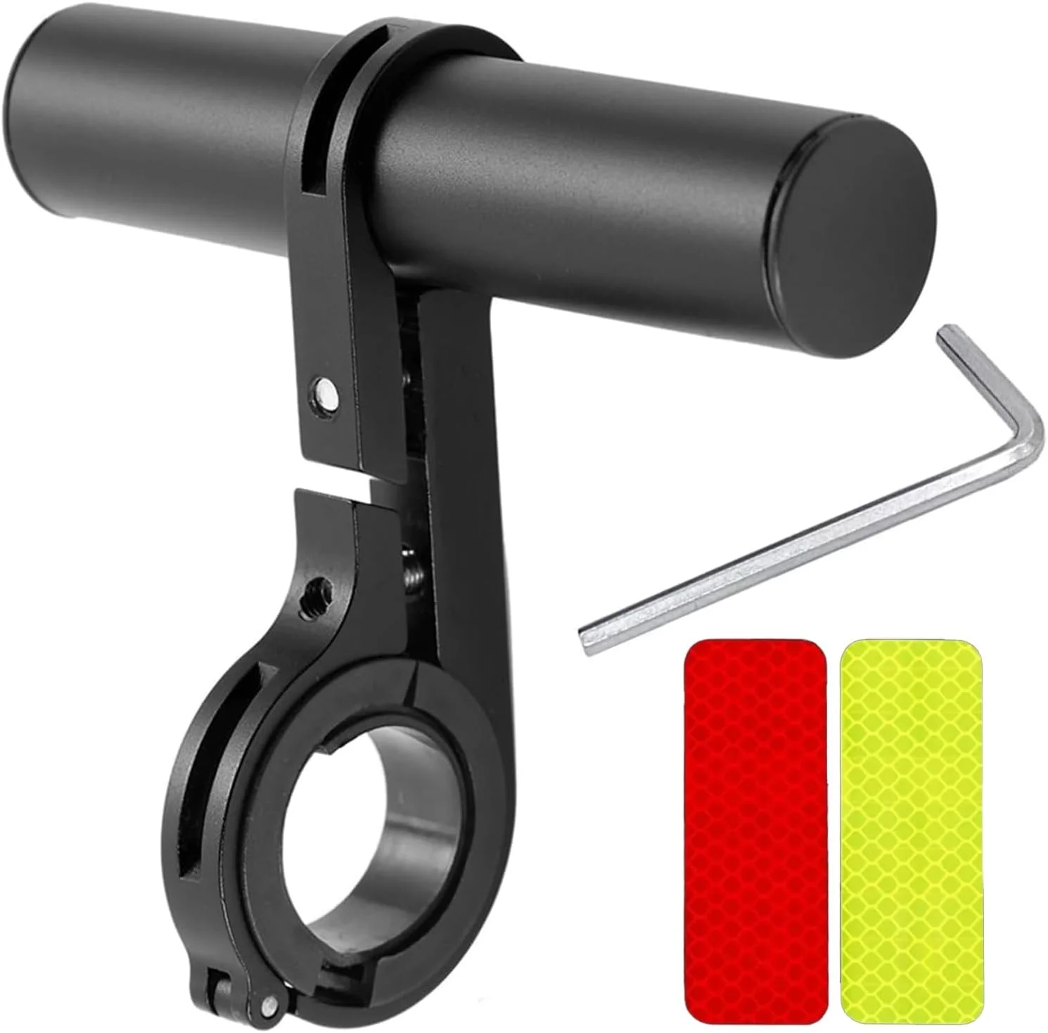 افزایش دهنده فرمان دوچرخه، میله افزایش طول فرمان اسکوتر برقی، آلیاژ آلومینیوم، لوازم جانبی دوچرخه با بست تکی برای چراغ LED، GPS، سرعت سنج، نگهدارنده تلفن همراه