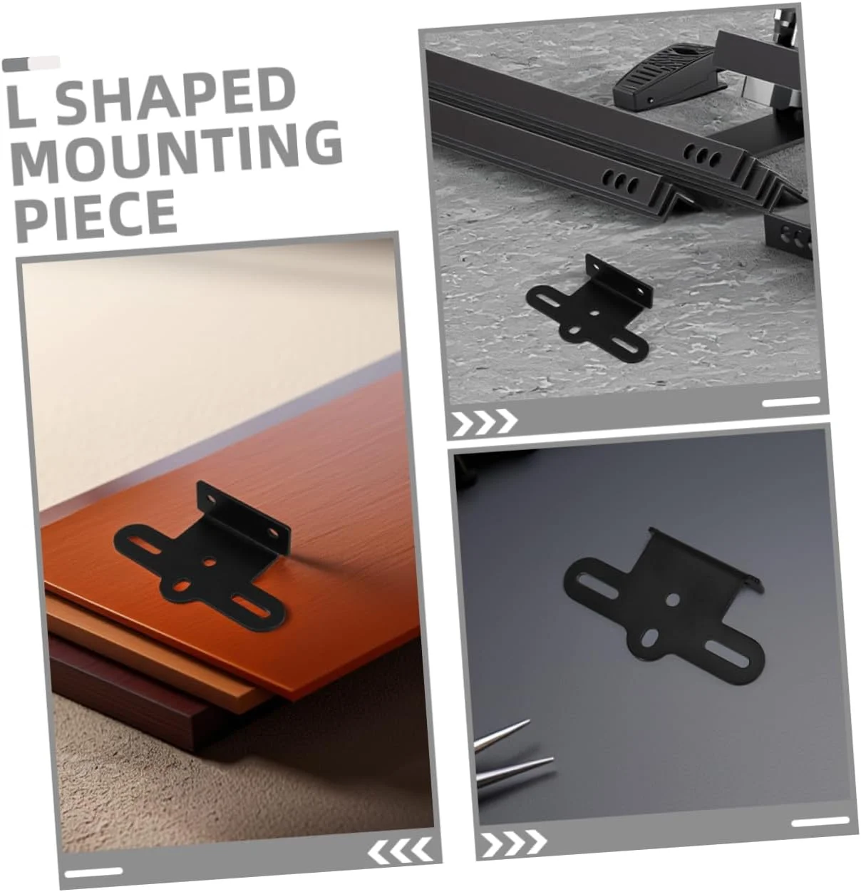 HEALLILY 2 عدد براکت نصب بازتابنده عقب دوچرخه، براکت شکل‌دار برای باربند دوچرخه، صفحه بازتابنده بادوام برای افزایش ایمنی دوچرخه‌های کوهستانی و جاده‌ای