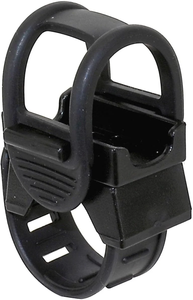 نگهدارنده چراغ دوچرخه سایکلینگ کالرز، بست پمپ، قابل نصب روی زین و فرمان، نگهدارنده پلاستیکی ایمن چراغ جلو، چراغ عقب و شبرنگ، چرخش 360 درجه