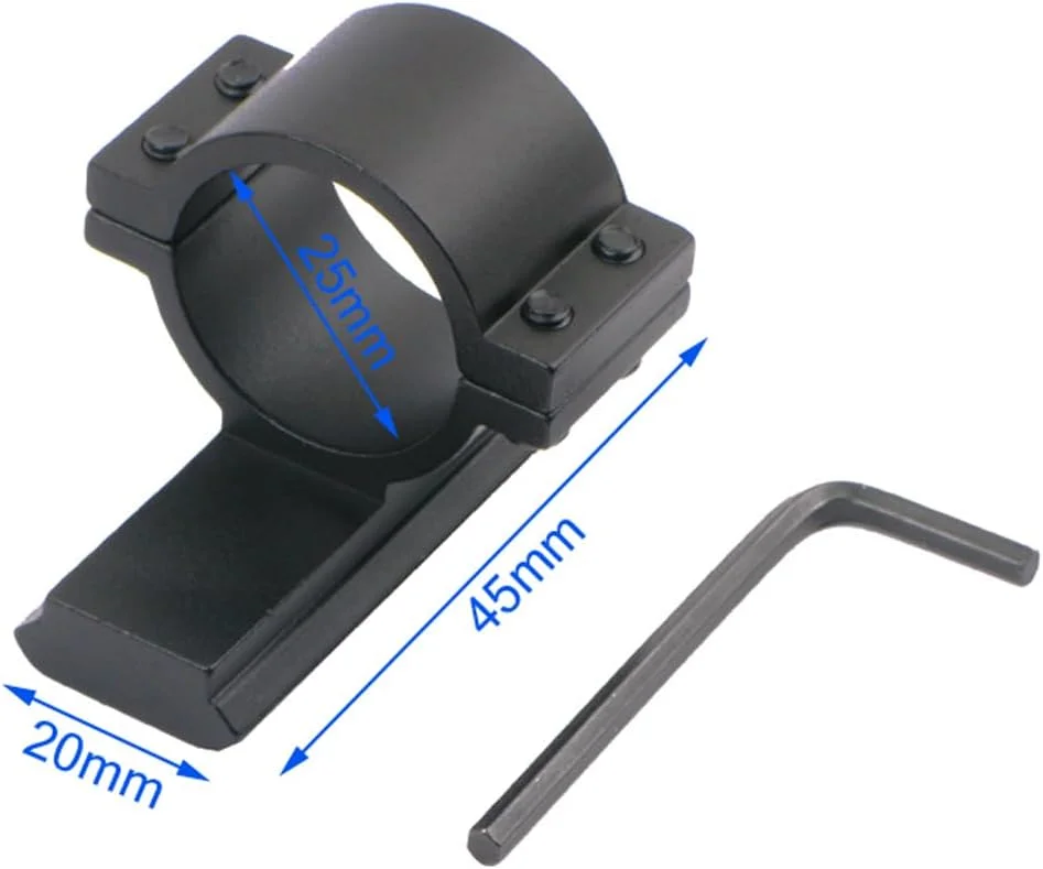 نگهدارنده گیره تلسکوپ 25 میلی متری با پیچ های استیل ضد زنگ