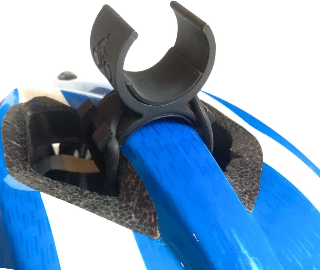 پایه چراغ دوچرخه یونیورسال BRIGHTSIDE. پایه چراغ کلاه دوچرخه برای همه کلاه های دارای تهویه. کیت پایه و بند. پایه چراغ قوه برای دوچرخه. پایه چراغ TT Bar. 25-33 میلی متر.