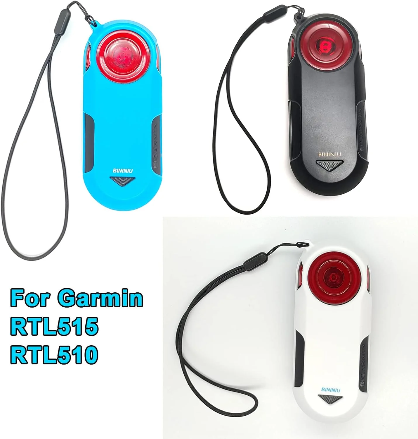 محافظ ضد گم شدن برای چراغ عقب رادار Garmin Varia RTL515/RTL510 (محفظه سفید برای RTL515)