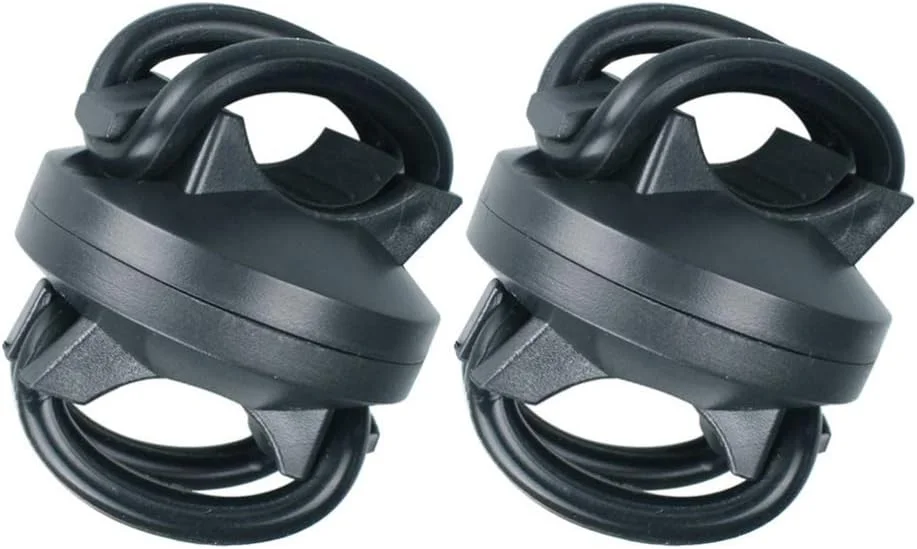 BESPORTBLE 2 عدد بست چراغ قوه دوچرخه جهانی، پایه چراغ قوه دوچرخه قابل تنظیم 360 درجه برای دوچرخه کوهستانی جاده