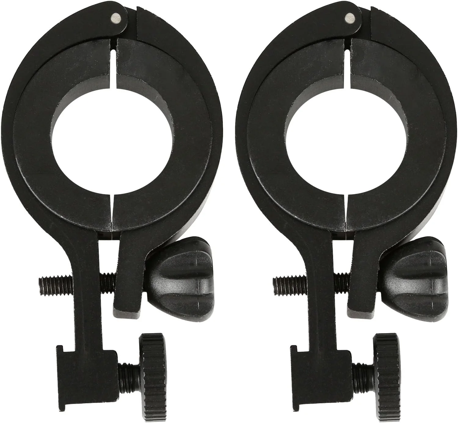 بسته 2 عددی نگهدارنده چراغ دوچرخه، نگهدارنده چراغ دوچرخه، پایه نگهدارنده قفسه دوچرخه آلیاژ آلومینیوم، اندازه قابل تنظیم، مناسب برای نصب در مدل های مختلف وسایل نقلیه