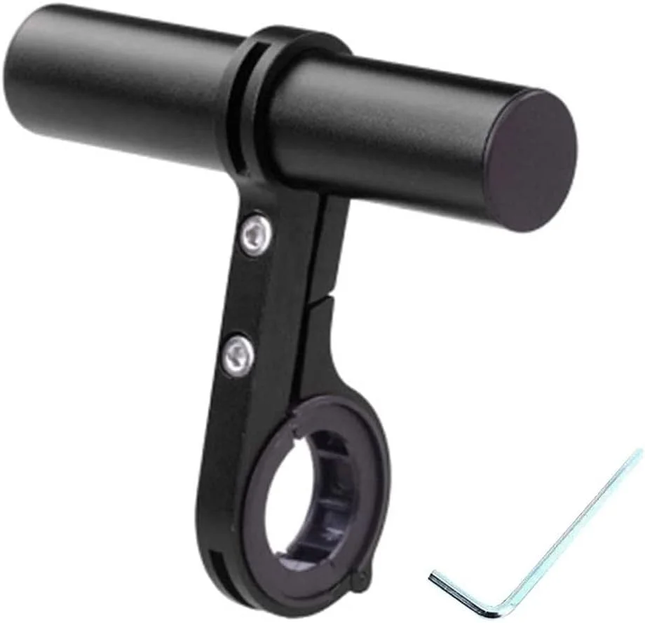 افزایش دهنده فرمان دوچرخه با بست های گیره ای، براکت توسعه دهنده فرمان دوچرخه آلومینیومی جهانی برای نگه داشتن چراغ موتور سیکلت، سرعت سنج GPS، نگهدارنده تلفن