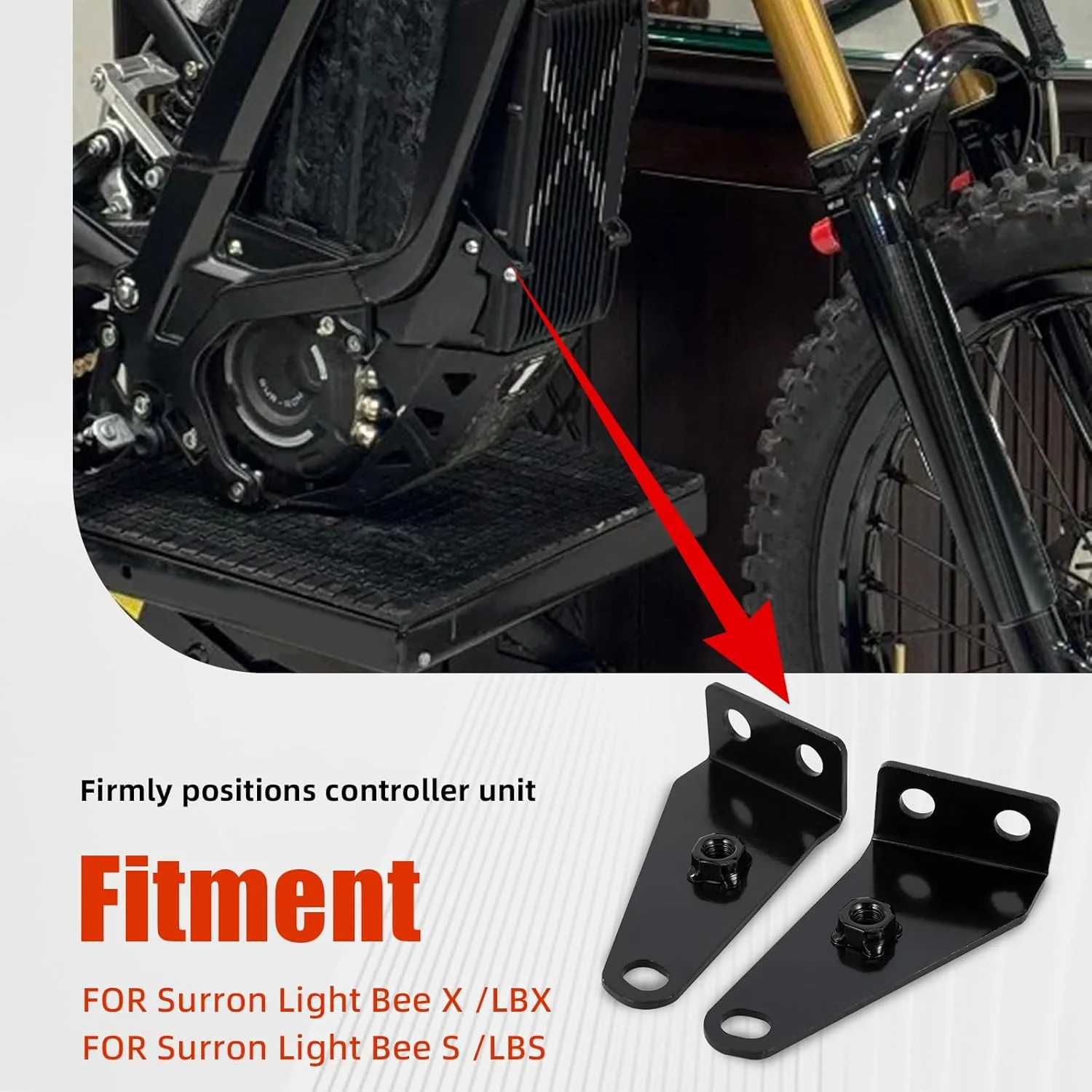 براکت کنترلر برای سورون لایت بی، پایه نصب پایین برای موتور برقی خاکی سورون لایت بی X و S (LBS/LBX)