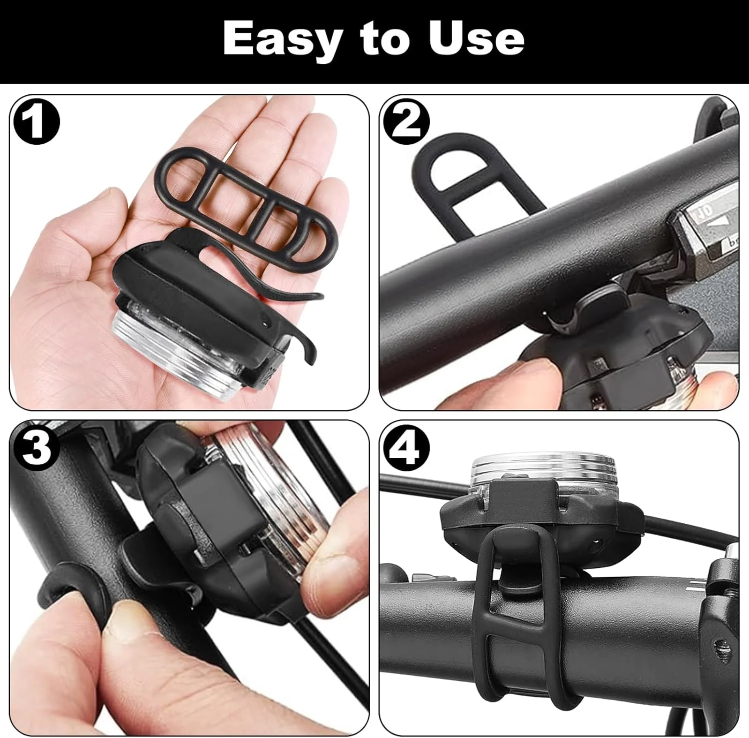 بسته 25 عددی بند لاستیکی چراغ دوچرخه، بند سیلیکونی دوچرخه، لاستیک چراغ دوچرخه، بند سیلیکونی برای نگهدارنده، بند الاستیک کششی برای اتصال چراغ های LED، چراغ های دوچرخه، چراغ قوه و غیره