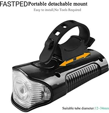 لوازم جانبی دوچرخه هوشمند جدید FASTPED، دسته موتور، جلو 3 در 1، USB قابل شارژ، نمایشگر قدرت، سرعت سنج، بوق الکتریکی دوچرخه، پلاستیکی