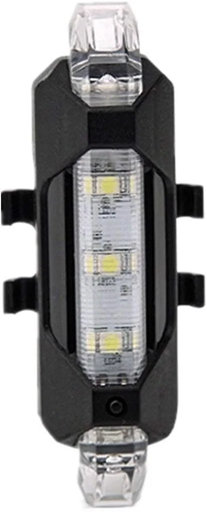 چراغ جلو و عقب دوچرخه ZIGLY LED با قابلیت شارژ USB، سفید