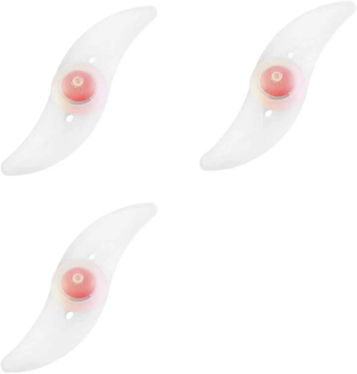 چراغ پره دوچرخه، بسته 3 عددی چراغ چرخ دوچرخه، برای تزئین دوچرخه سواری (باتری ها شامل می شوند) قرمز