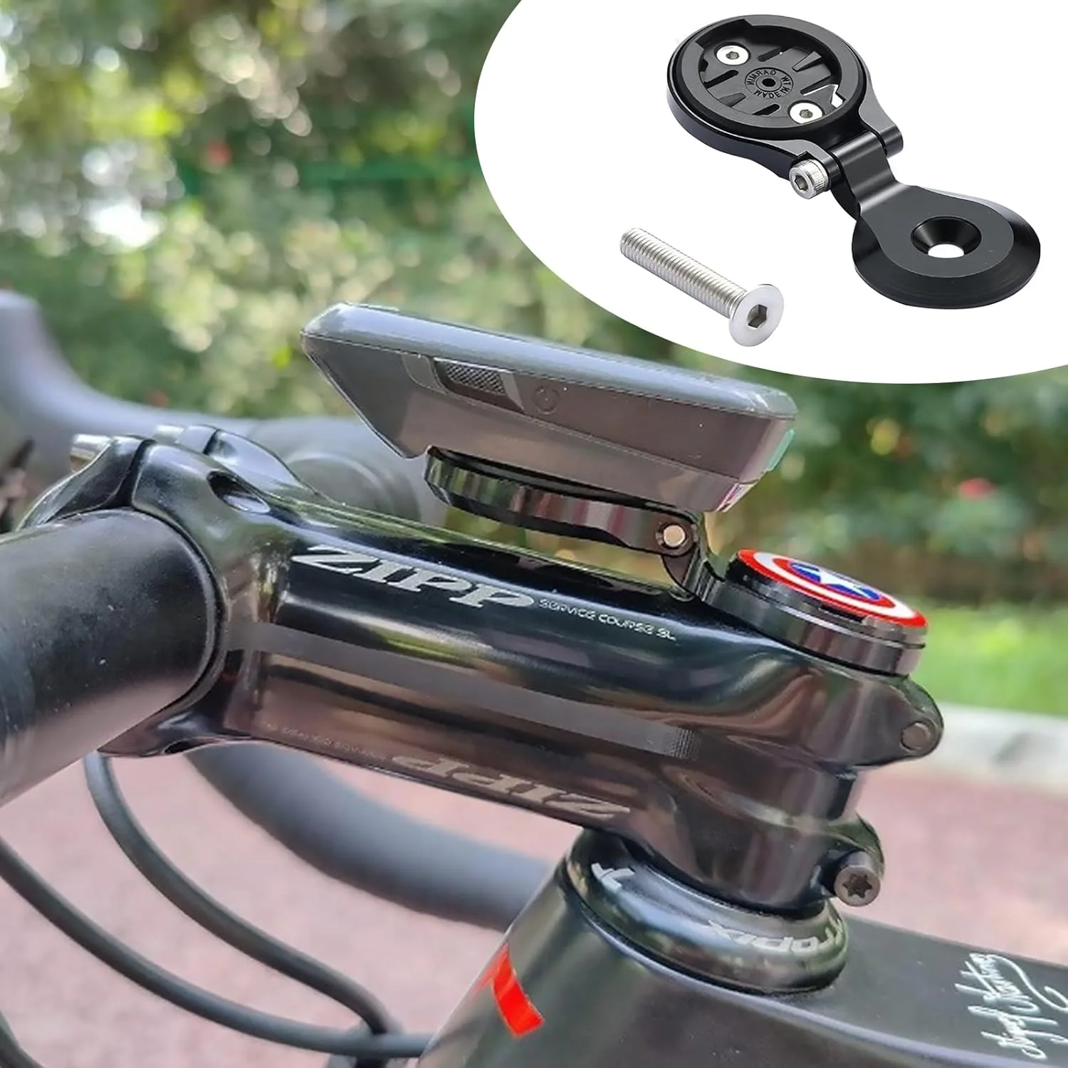 نگهدارنده کامپیوتر دوچرخه و چراغ جلو، مناسب برای Wahoo نگهدارنده کامپیوتر دوچرخه و چراغ جلو، مناسب برای Wahoo