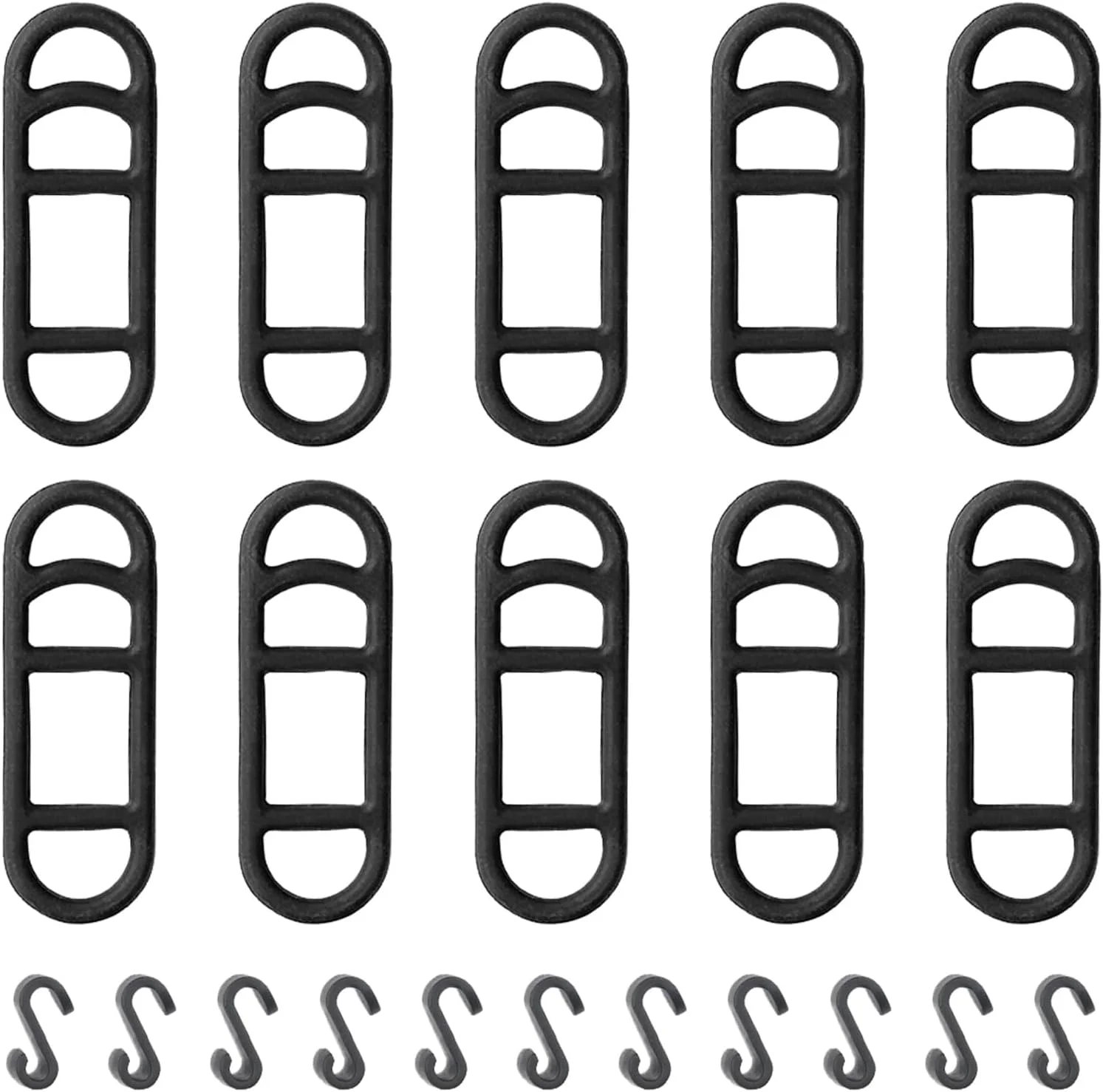 بسته 20 عددی بند سیلیکونی برای چراغ دوچرخه، حلقه لاستیکی برای نگه داشتن چراغ قوه، نگهدارنده تلفن همراه و چراغ ال ای دی دوچرخه، بندهای سیلیکونی الاستیک با قلاب های کوچک برای ثابت کردن