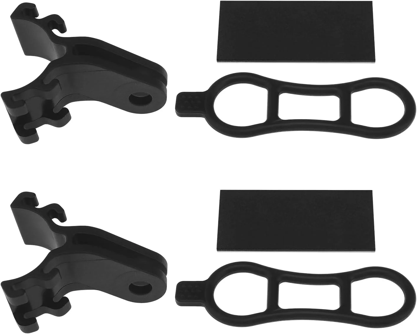 2 عدد نگهدارنده چراغ قوه فرمان دوچرخه، گیره بست چراغ قوه دوچرخه، نگهدارنده قابل تنظیم چراغ قوه دوچرخه، لوازم جانبی نصب چراغ قوه دوچرخه