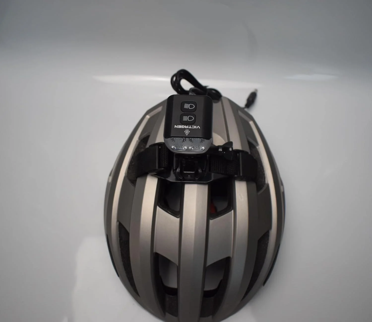 پایه جایگزین چراغ دوچرخه VICTAGEN مدل VTG8 VTG8Shield B3، پایه نگهدارنده چراغ جلو دوچرخه، نصب آسان، مناسب برای فرمان 22-35 میلی متر، مناسب برای چراغ Y18 VTG10 نیست