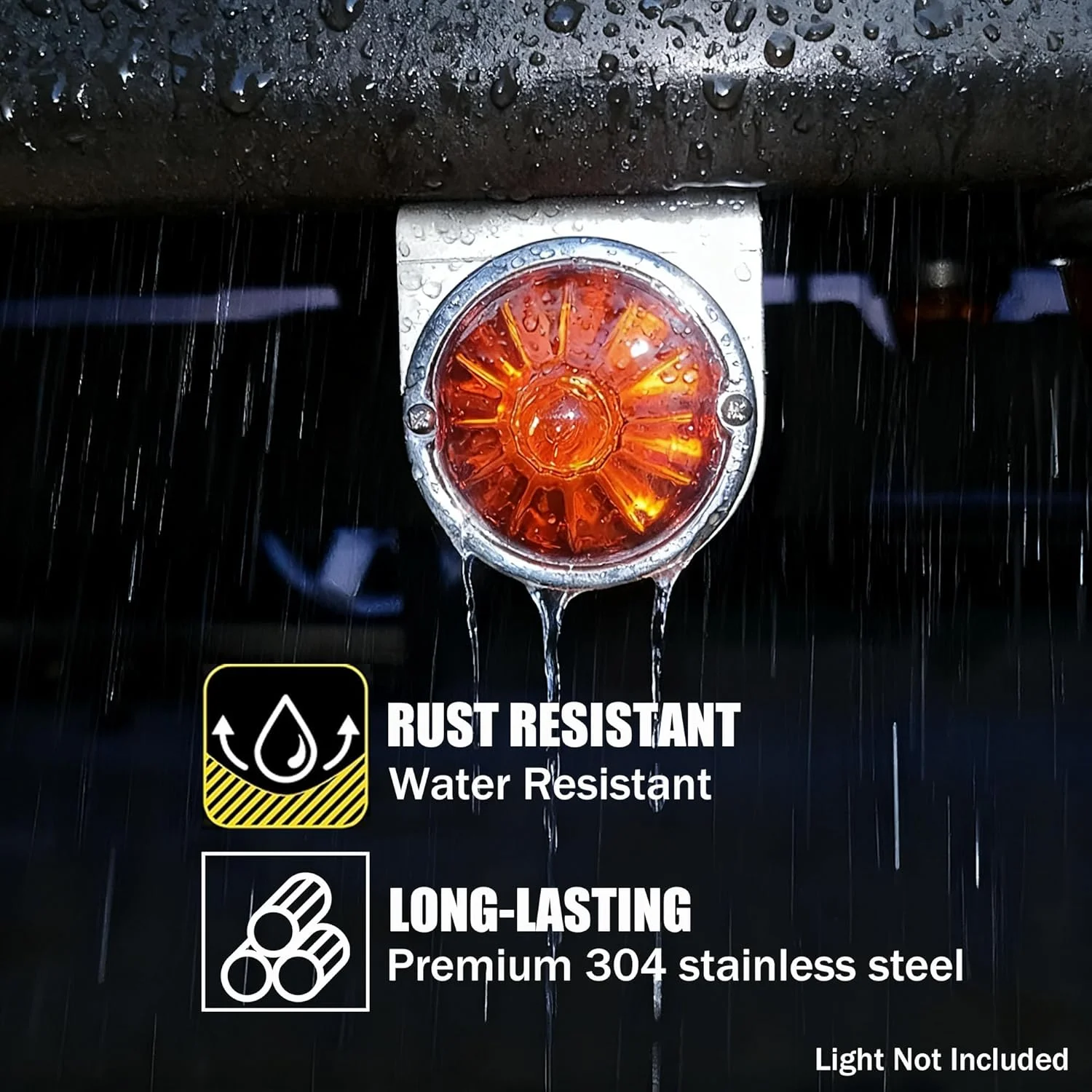 براکت نصب استیل ضد زنگ برای چراغ هندوانه ای