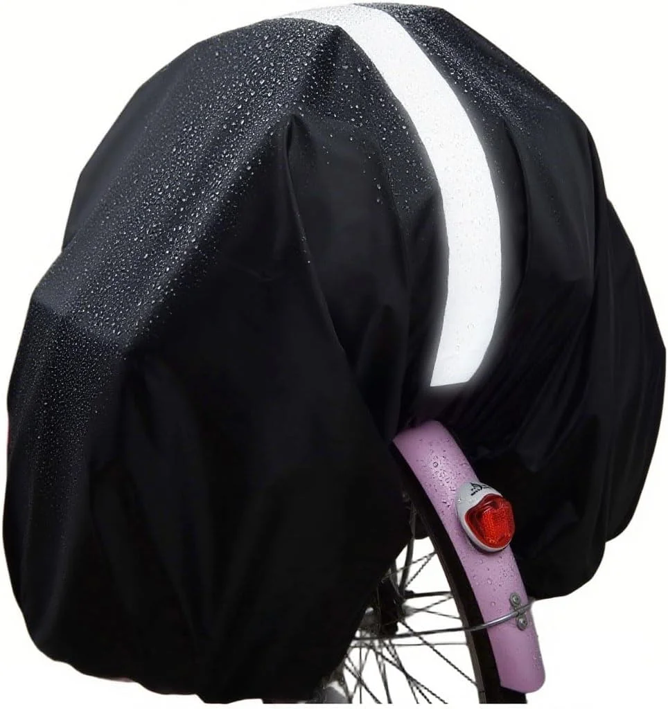 روکش ضدآب برای باربند عقب دوچرخه با نوار بازتابنده و محفظه بالایی