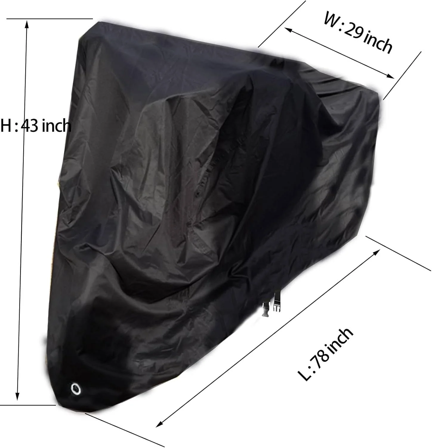 روکش سه چرخه بزرگسال، روکش سه چرخه برقی، روکش دوچرخه 3 چرخ 26 و 24 اینچی، ضد آب سنگین برای فضای باز، ضد باد، ضد گرد و غبار