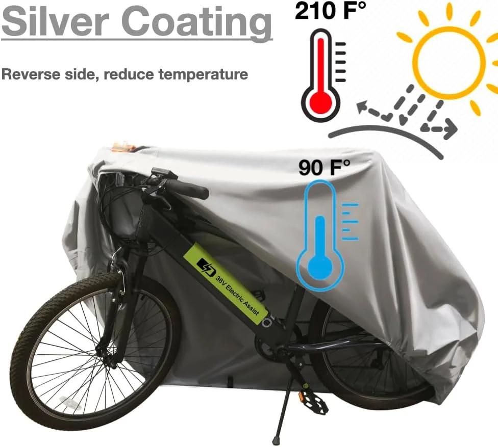 روکش دوچرخه سنگین Urby برای نگهداری در فضای باز، ضد آب و مقاوم در برابر حرارت. ایده آل برای دوچرخه های برقی به عنوان روکش باتری یا روکش باران. همراه با کیف توری بزرگ برای حمل آسان (29 اینچ/بزرگ) روکش دوچرخه سنگین Urby برای نگهداری در فضای باز، ضد آب و مقاوم در برابر حرارت. ایده آل برای دوچرخه های برقی به عنوان روکش باتری یا روکش باران. همراه با کیف توری بزرگ برای حمل آسان (29 اینچ/بزرگ)