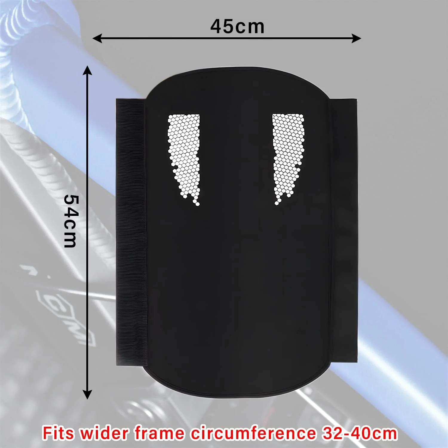 بسته 2 عددی روکش محافظ باتری دوچرخه برقی با بازتابنده، روکش نئوپرن باتری برقی دوچرخه برای باتری یکپارچه قاب با دور 32-40 سانتی متر، لوازم جانبی دوچرخه برقی ضد آب و ضد گرد و غبار