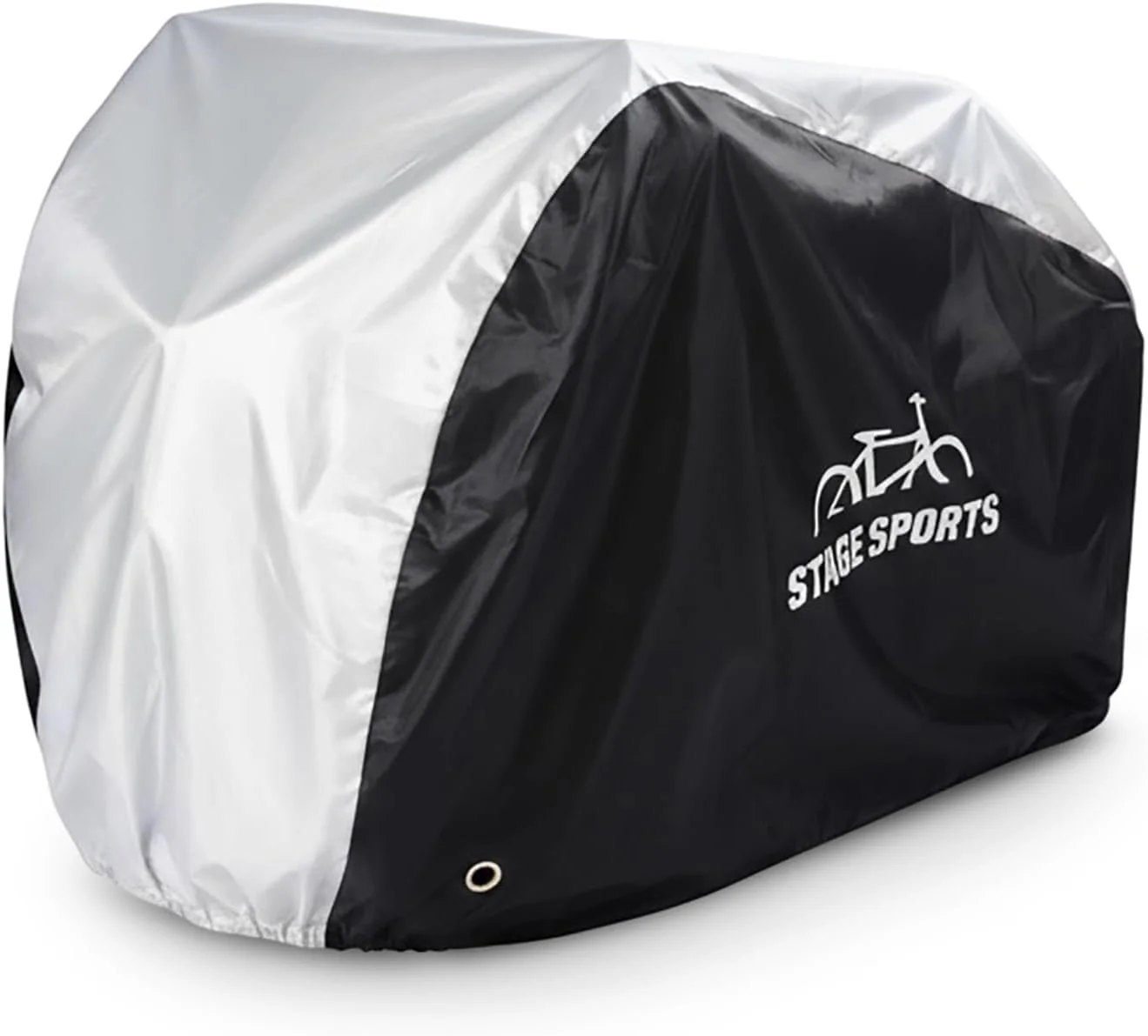 روکش ضدآب دوچرخه برای نگهداری در فضای باز - روکش دوچرخه سنگین برای 3 دوچرخه با سوراخ های قفل ضد سرقت - لوازم جانبی دوچرخه برقی شامل کیف نگهداری - پارچه آکسفورد 210D مقاوم در برابر اشعه ماوراء بنفش