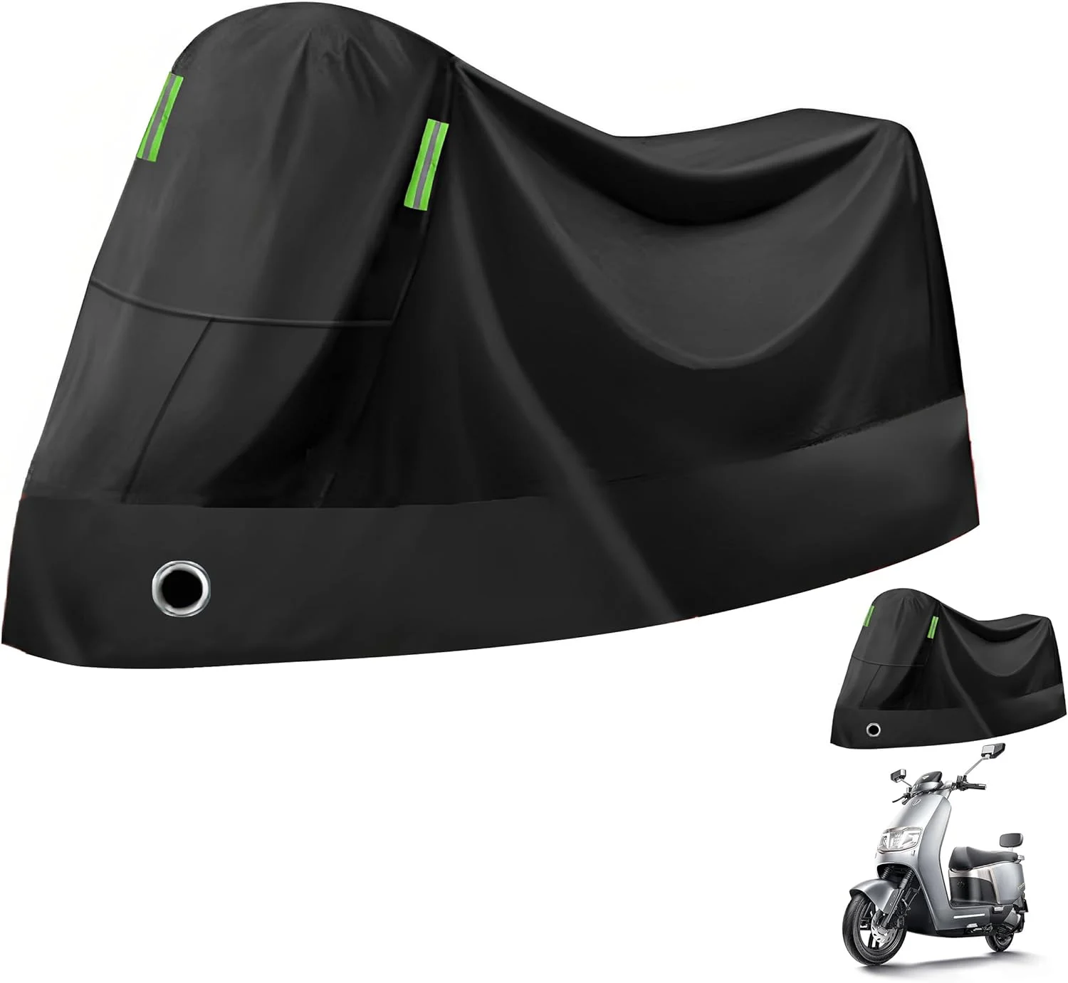 روکش ضدآب دوچرخه، 170 x 60 x 85 سانتی متر، روکش دوچرخه، روکش محافظ، ضدآب و محافظت در برابر اشعه ماوراء بنفش، مناسب برای انواع دوچرخه (مشکی)