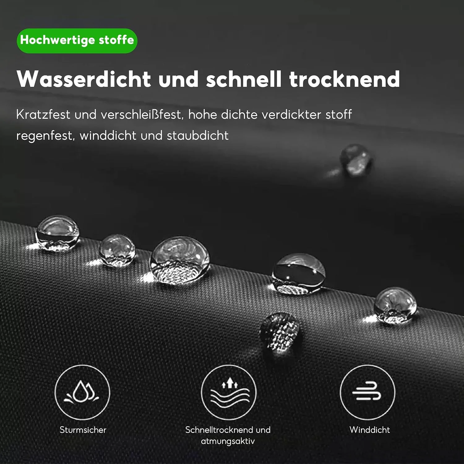 روکش ضدآب دوچرخه، 170 x 60 x 85 سانتی متر، روکش دوچرخه، روکش محافظ، ضدآب و محافظت در برابر اشعه ماوراء بنفش، مناسب برای انواع دوچرخه (مشکی)