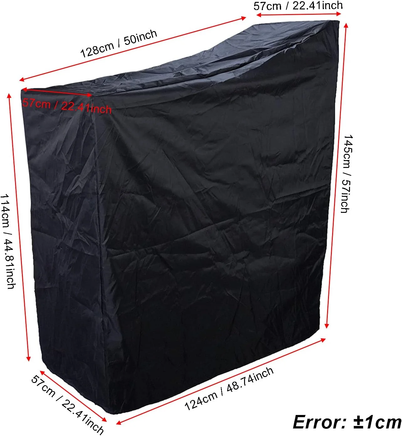 روکش دوچرخه ثابت برای دوچرخه ثابت پلوتون، روکش محافظ دوچرخه ورزشی داخل سالن، ضد گرد و غبار، ضد آب، ضد آفتاب، روکش دوچرخه فضای باز - مشکی