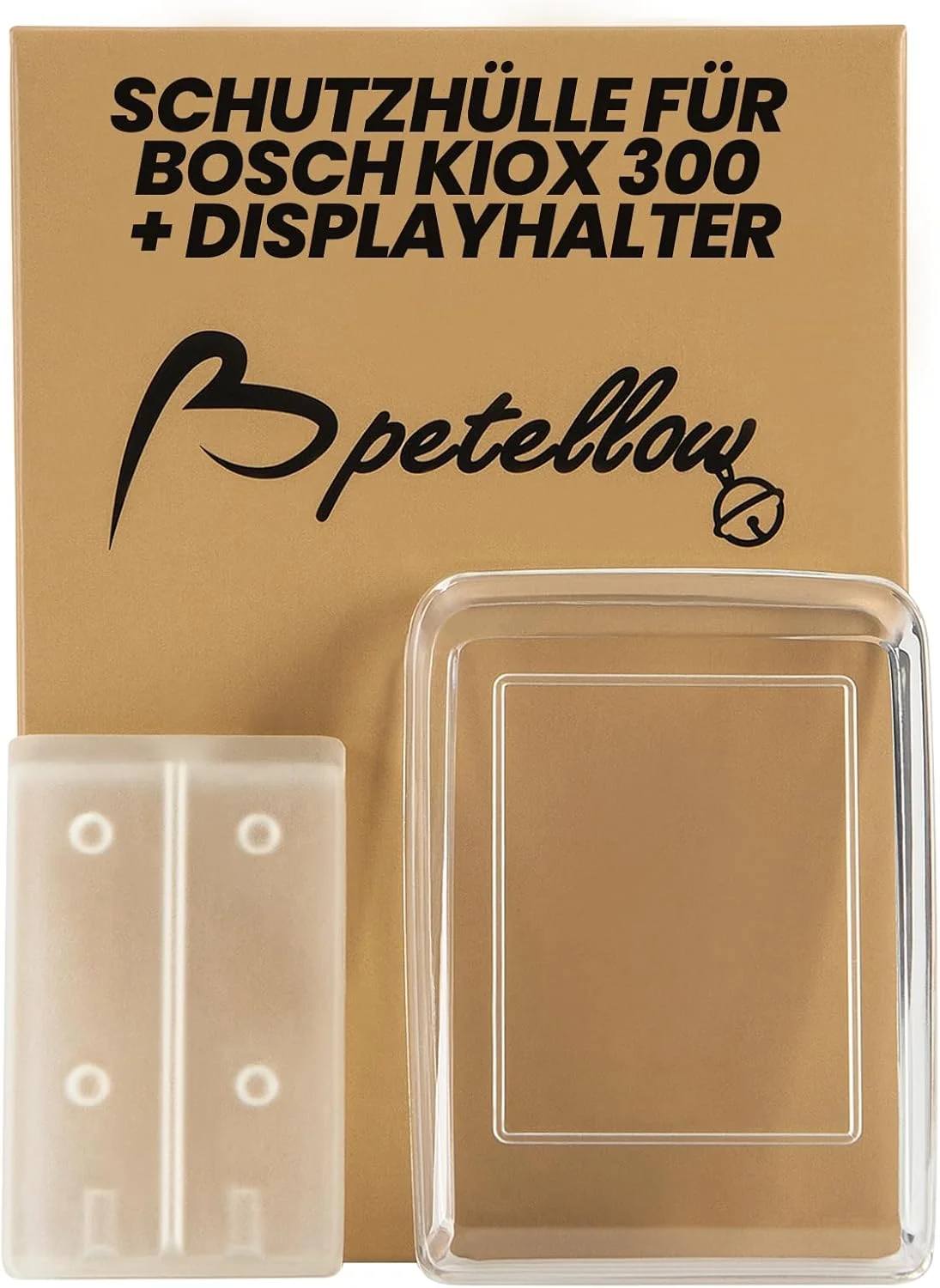 مجموعه محافظ پِتِلو مناسب برای نمایشگر و نگهدارنده نمایشگر Bosch Kiox 300 - محافظ صفحه نمایش سازگار با Bosch Kiox 300 (BHU3600) و پوشش محافظ برای دسته تلفن هوشمند (BSP3200)