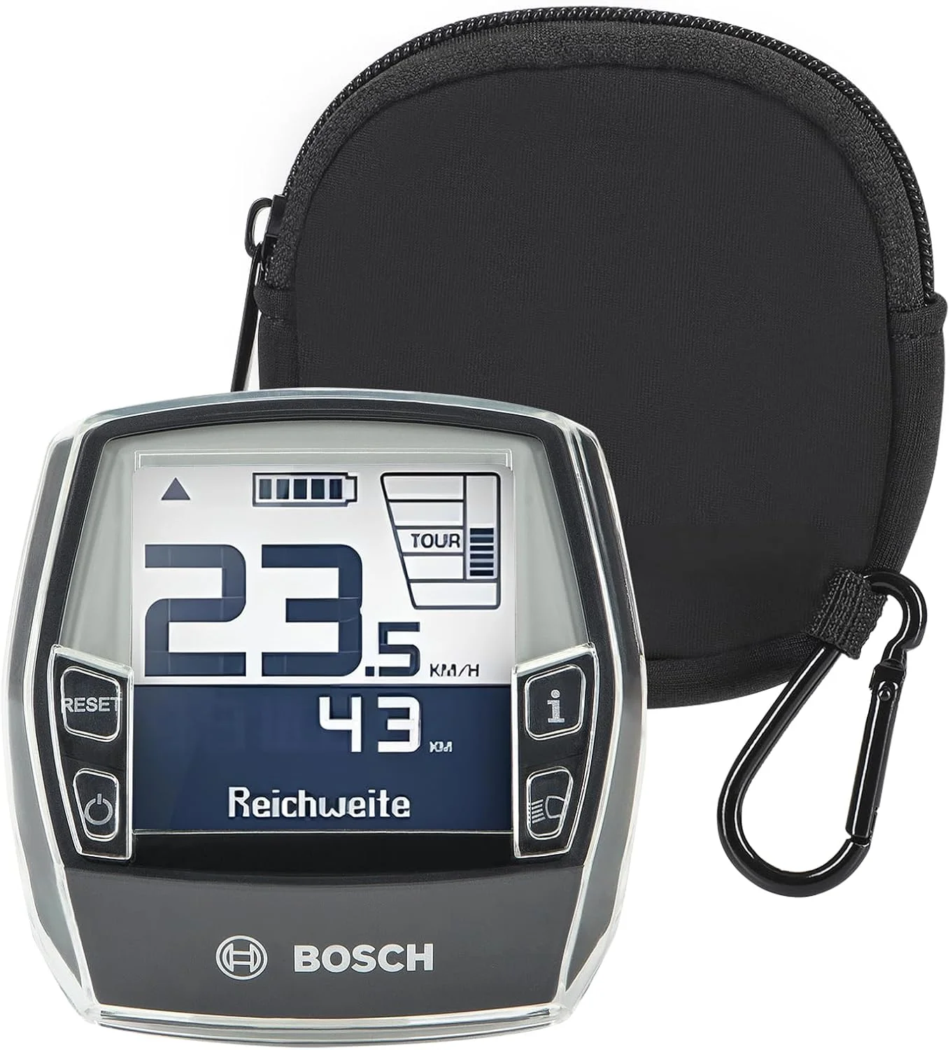 مجموعه روکش محافظ نمایشگر پتلو مناسب برای نمایشگر بوش Intuvia – محافظ صفحه نمایش شفاف Intuvia با کیف محافظ نئوپرن – محافظت از صفحه نمایش برای Intuvia – لوازم جانبی دوچرخه برقی در برابر آب و خراش